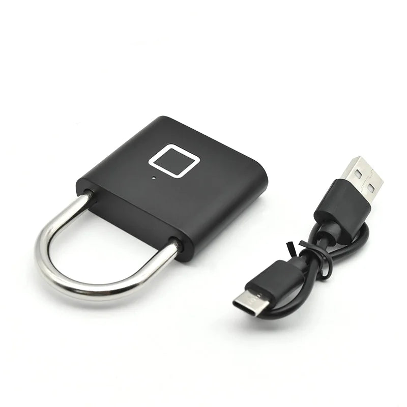 Quick Shipment Portable Safety High Sensitivity Ultra-long Endurance Gym Suitcase Smart Fingerprint Padlock